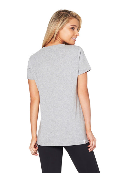 EMILY BASIC TEE - GREY MARLE – Pilot Athletic