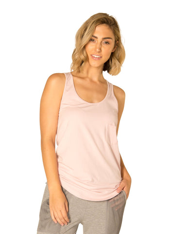 AMELIA SNAKE SKIN LOGO SINGLET