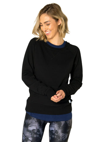 HANNA RELAX SWEATER - BLACK