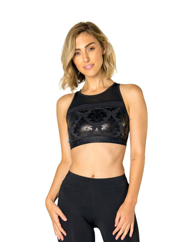 AMELIA SNAKE SKIN LOGO SINGLET