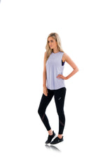 HARKNESS LUXE MUSCLE TEE - LAVENDER
