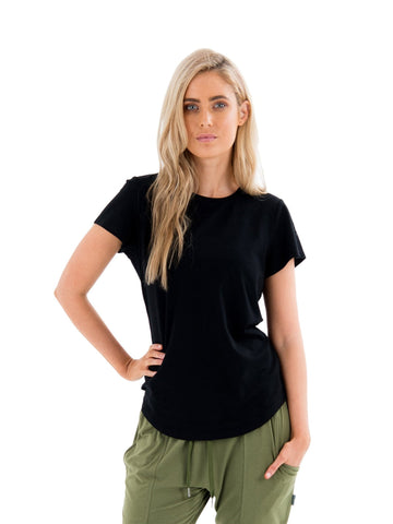 BONNEY LONGSLEEVE BATWING TEE - ARMY GREEN