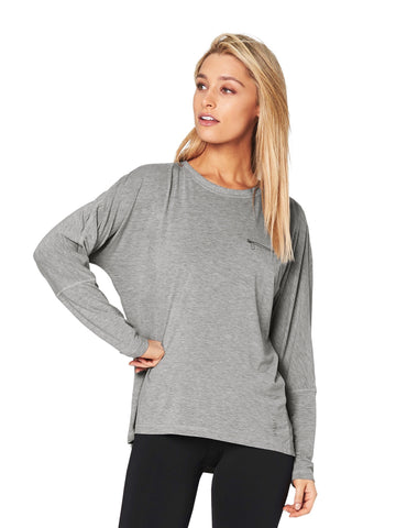 BONNEY LONGSLEEVE BATWING TEE - ARMY GREEN