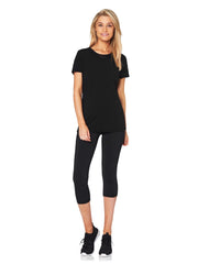 EMILY BASIC TEE  - BLACK