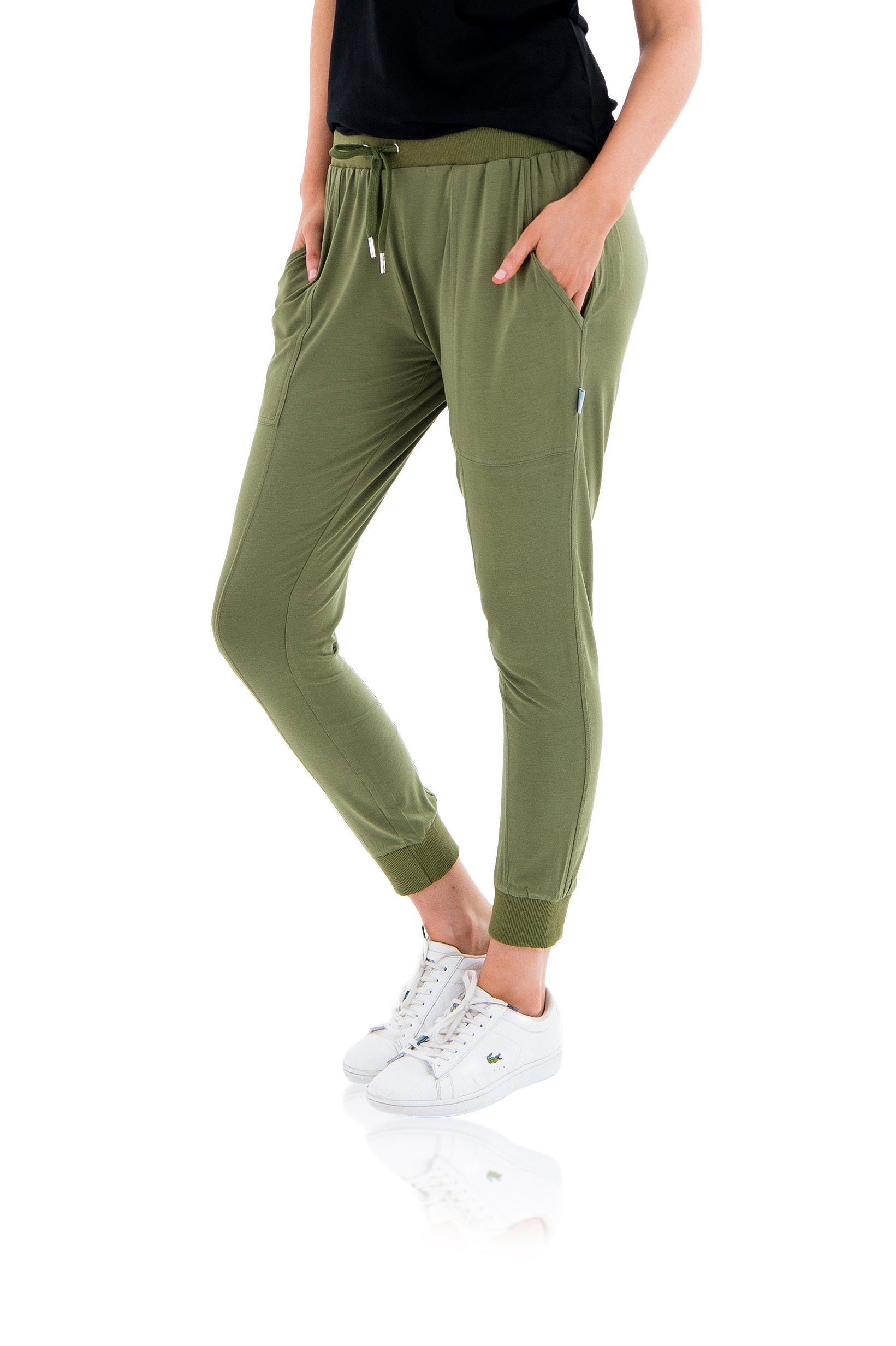 LILLY LOUNGE CAPRI PANT - ARMY GREEN – Pilot Athletic