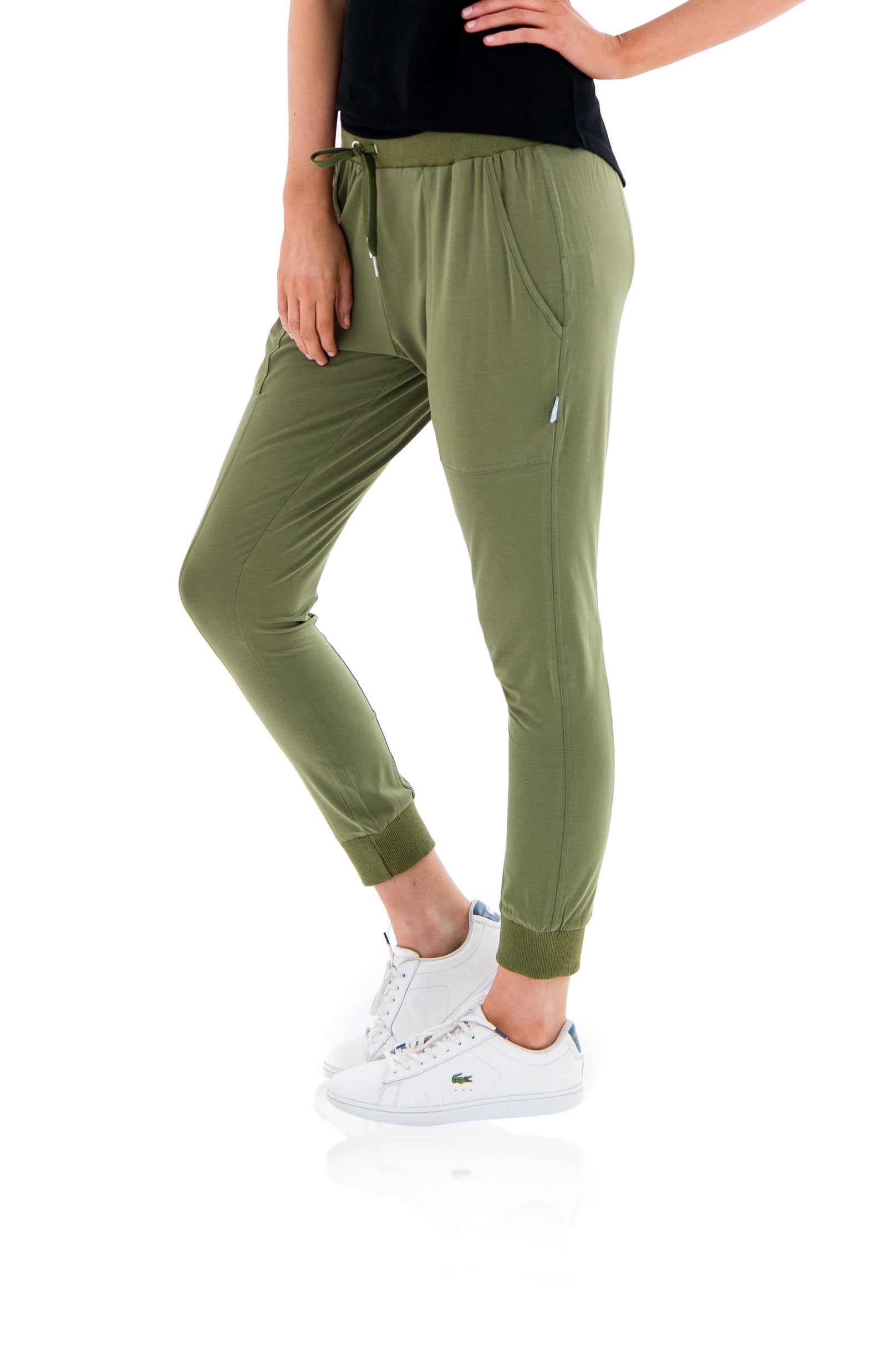 LILLY LOUNGE CAPRI PANT - ARMY GREEN – Pilot Athletic